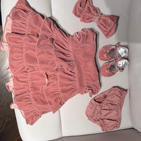 Janie and Jack Pink Formal Dress Set